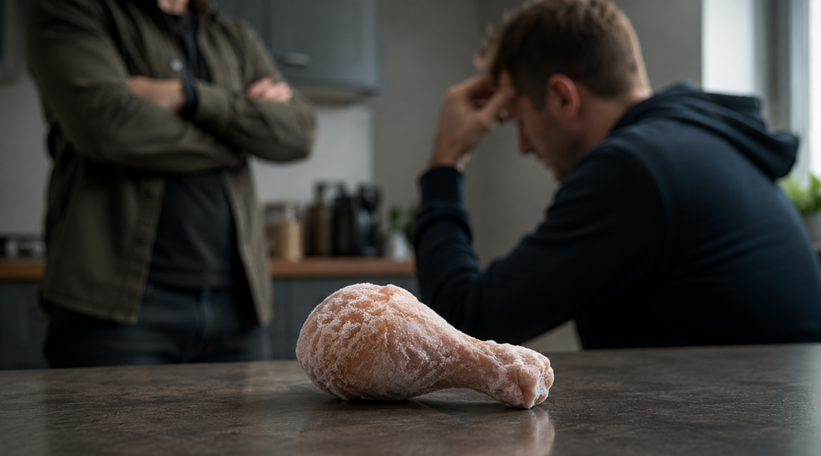 Schlägerei mit Tiefkühlkost