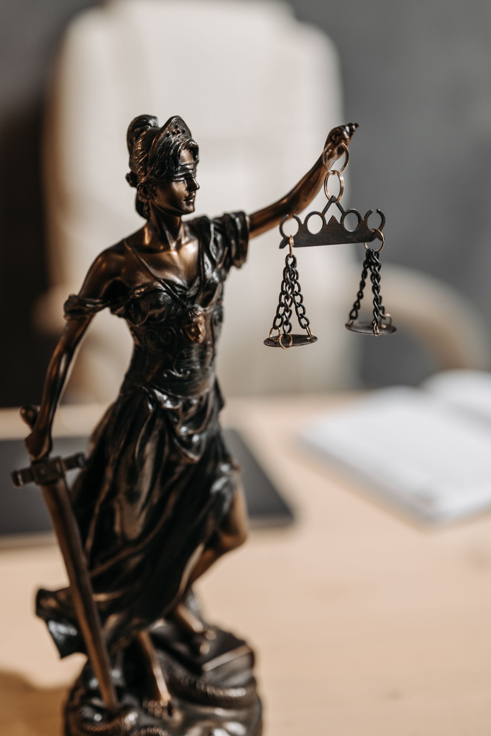Justitia – Figur der Gerechtigkeit (Symbolbild Strafrecht)